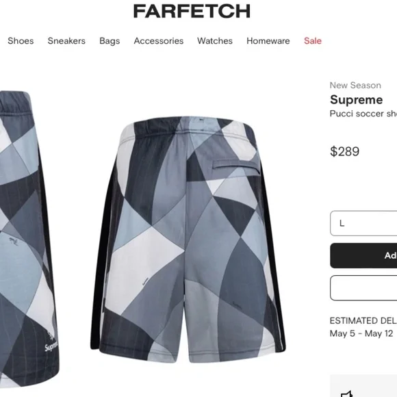 Supreme Emilio Pucci Soccer Short Shorts - Shorts